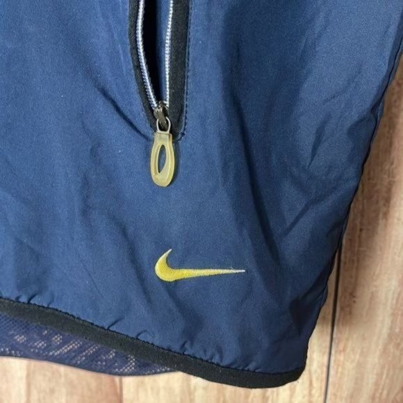 Vintage Nike Windbreaker Mens XL Navy Quarter Zip - Picture 7 of 7